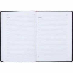 Ежедневник недатированный А5+, 136л, VELVET темно-синий navy  3-115/16 - фото 4