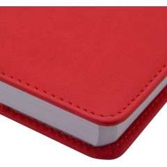 Ежедневник недатированный A6+, 136л, VELVET красный 3-495/10 - фото 4