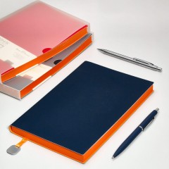 Ежедневник недатированный А5 Mercury темно-синий 272 стр. 3-435/08 - фото 2