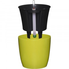 Горшок цветочный с автополивом КОМФОРТ 3,5л оливковый ПИ-25-6ТХ - фото 5