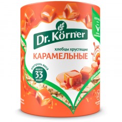 Хлебцы хрустящие Кукурузно-рисовые карамельные Dr.Korner 90 гр