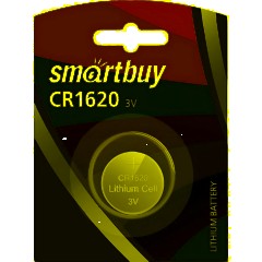 Батарейка Smartbuy CR1620 1шт/бл (SBBL-1620-1B)