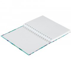 Скетчбук 80л., А5 BG "Цветение", на гребне, матовая ламинация, выб. лак, 120г/м2 - фото 5