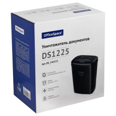 Уничтожитель документов OfficeSpace DS1225, 4 ур. секр., 4*35мм, 12 листов, 25л., CD, карты Уничтожитель документов OfficeSpace DS1225, 4 ур. секр., 4*35мм, 12 листов, 25л., CD, карты - фото 10