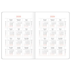 Ежедневник датированный 2026г., А6, 176л., твердый переплет, кожзам, BG "Nebraska. Blue", синий - фото 3