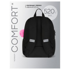 Рюкзак Berlingo UltraComfort "Sweet meow" 38*28,5*16см, 2 отделения, 2 кармана, эргономичная спинка - фото 5