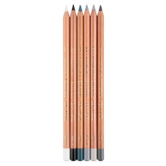 Пастельные карандаши Koh-I-Noor "Gioconda Soft 8826 Grey Line ", 6цв., картон. упак., европодвес Пастельные карандаши Koh-I-Noor "Gioconda Soft 8826 Grey Line ", 6цв., картон. упак., европодвес - фото 2