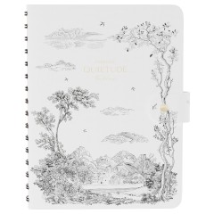 Ежедневник недатированный, А5, 136л., мягкий переплет, экокожа, BG "Embrace. Idyll", на гребне, подарочная  коробка, ручка в комплекте - фото 2