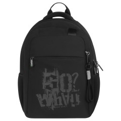 Рюкзак Berlingo ErgoStyle "So what?" 39,5*28*15см, 2 отделения, 3 кармана, эргономичная спинка