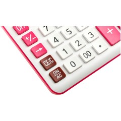 Калькулятор настольный Eleven CDC-120-WH/RD, 12 разрядов, двойное питание, 155*206*38мм, белый/красный - фото 5