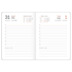 Ежедневник датированный 2026г., А6, 176л., твердый переплет, кожзам, BG "Nebraska. Blue", синий - фото 7