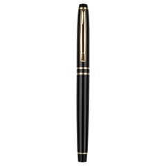 Ручка шариковая Luxor "Executive" синяя, 1,0мм, корпус черный/хром/золото, футляр Ручка шариковая Luxor "Executive" синяя, 1,0мм, корпус черный/хром/золото, футляр - фото 3