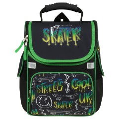 Ранец ArtSpace Junior "Skater" 37*28*21см, 1 отделение, 3 кармана, анатомическая спинка Ранец ArtSpace Junior "Skater" 37*28*21см, 1 отделение, 3 кармана, анатомическая спинка - фото 2