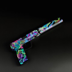 Пистолет деревянный ТРИ СОВЫ USP-S, серия легендарный, "Хамелеон", подложка ХДФ с европодвесом, термоусадка Пистолет деревянный ТРИ СОВЫ USP-S, серия легендарный, "Хамелеон", подложка ХДФ с европодвесом, термоусадка - фото 5