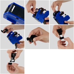 Этикет-пистолет OfficeSpace однострочный, волнистая лента, 8 символов, 22*12мм - фото 9