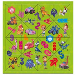 Головоломка с дополненной реальностью ГЕОДОМ "Турбозавры", 30*30,5см, 32 детали - фото 2