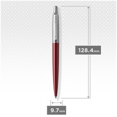 Набор Parker "Jotter London": шар. ручка Red + гел. ручка Blue, 1,0мм, кнопочн., блистер Набор Parker "Jotter London": шар. ручка Red + гел. ручка Blue, 1,0мм, кнопочн., блистер - фото 5