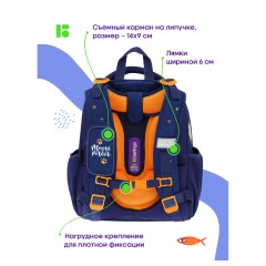 Ранец Berlingo Expert "Meow power" 37*28*16см, 2 отделения, 2 кармана, анатомическая спинка - фото 5
