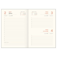 Ежедневник датированный 2026г., А5, 176л., твердый переплет, кожзам, BG "Dallas. Dark red", тёмно-красный, фольгированный срез - фото 7