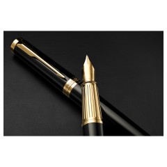 Ручка перьевая Parker "Ingenuity Black GT" 0,8мм, подарочная упаковка Ручка перьевая Parker "Ingenuity Black GT" 0,8мм, подарочная упаковка - фото 6