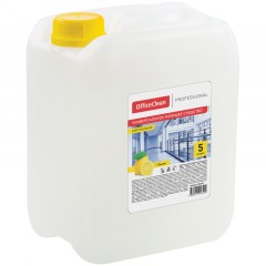 Универсальное проф. нейтральное моющее средство OfficeClean Professional "Лимон", 5л, канистра Универсальное проф. нейтральное моющее средство OfficeClean Professional "Лимон", 5л, канистра - фото 2