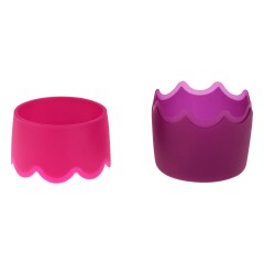 Подставка-стакан СТАММ, пластиковая, круглая, двухцветный фиолетовый-сиреневый - фото 2