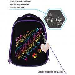 Ранец Berlingo Expert "Pegas" 37*28*16см, 2 отделения, 2 кармана, анатомическая спинка - фото 3