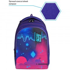 Рюкзак Berlingo inStyle "Retro Future" 41*27*20см, 3 отделения, 1 карман, эргономичная спинка Рюкзак Berlingo inStyle "Retro Future" 41*27*20см, 3 отделения, 1 карман, эргономичная спинка - фото 3