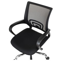 Кресло оператора Helmi HL-M95 R (695) "Airy", СН, спинка сетка черная/сиденье ткань TW черная, пиастра Кресло оператора Helmi HL-M95 R (695) "Airy", СН, спинка сетка черная/сиденье ткань TW черная, пиастра - фото 5