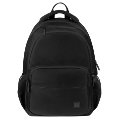 Рюкзак Berlingo U3 "Totally black" 41*29,5*13см, 2 отделения, 4 кармана, эргономичная спинка