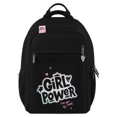 Рюкзак Berlingo ErgoStyle "Girl Power" 39,5*28*15см, 2 отделения, 3 кармана, эргономичная спинка