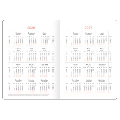 Ежедневник датированный 2026г., А6, 176л., твердый переплет, кожзам, BG "Winner. Gray", серый - фото 2