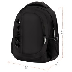 Рюкзак F?rst F-Trend "Pure black" 40*29*18см, 2 отделения, 3 кармана, анатомическая спинка Рюкзак F?rst F-Trend "Pure black" 40*29*18см, 2 отделения, 3 кармана, анатомическая спинка - фото 2