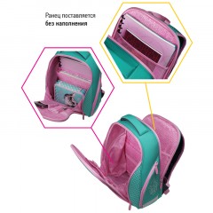 Ранец Berlingo Nova "Curious cat" 37*28*18см, 2 отделения, 2 кармана, анатомическая спинка - фото 5