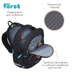 Рюкзак F?rst F-Cute "Need for Speed" 37*29*17см, 3 отделения, 2 кармана, анатомическая спинка Рюкзак F?rst F-Cute "Need for Speed" 37*29*17см, 3 отделения, 2 кармана, анатомическая спинка - фото 5