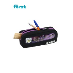 Пенал мягкий с прозрачным окошком, 1 отделение, 205*80*50 F?rst "Smile", текстиль с ПВХ - фото 5