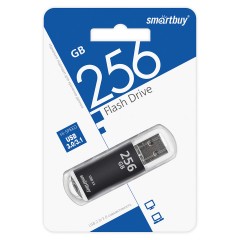 Память Smart Buy "V-Cut"  256GB, USB 3.0 Flash Drive, черный (металл. корпус ) - фото 4