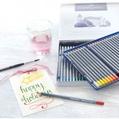 Карандаши акварельные художественные Faber-Castell "Goldfaber Aqua", 48цв., метал. коробка Карандаши акварельные художественные Faber-Castell "Goldfaber Aqua", 48цв., метал. коробка - фото 4