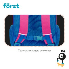 Рюкзак F?rst F-Kids "Be Happy!" 30,5*25,5*12см, 1 отделение, 5 карманов, эргономичная спинка Рюкзак F?rst F-Kids "Be Happy!" 30,5*25,5*12см, 1 отделение, 5 карманов, эргономичная спинка - фото 7