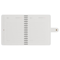 Ежедневник недатированный, А5, 136л., мягкий переплет, экокожа, BG "Embrace. Idyll", на гребне, подарочная  коробка, ручка в комплекте - фото 7