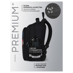 Ранец Berlingo Expert Light "Red Racer" 38*29*18см, 3 отделения, 2 кармана, анатомическая спинка - фото 3