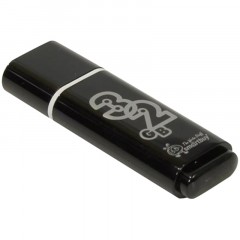 Флеш-память Smartbuy Glossy, 32Gb, USB 2.0, чер, SB32GBGS-K Флеш-память Smartbuy Glossy, 32Gb, USB 2.0, чер, SB32GBGS-K - фото 2