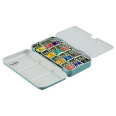 Акварель художественная Гамма "Студия", 12 цв., 2,6 мл , кювета, метал. Коробка - фото 3