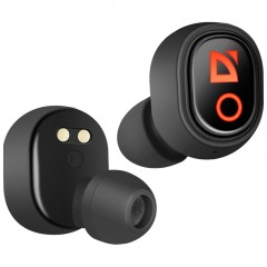 Наушники с микрофоном беспроводные Defender Twins 639, Bluetooth 5.0, TWS, powerbank 2000мАч, разъем Micro-USB, черный Наушники с микрофоном беспроводные Defender Twins 639, Bluetooth 5.0, TWS, powerbank 2000мАч, разъем Micro-USB, черный - фото 2