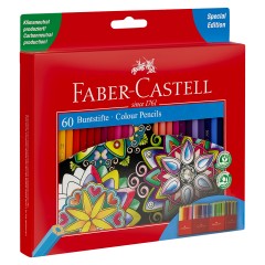Карандаши цветные Faber-Castell, 60цв., заточен., картон. подставка, европодвес - фото 10