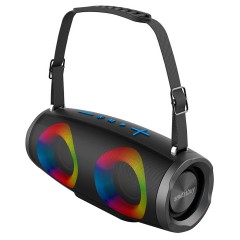 Колонка портативная Smartbuy BOOM JR, 16Вт, Bluetooth, MP3, FM-радио, подстветка, micro SD, черный Колонка портативная Smartbuy BOOM JR, 16Вт, Bluetooth, MP3, FM-радио, подстветка, micro SD, черный - фото 3