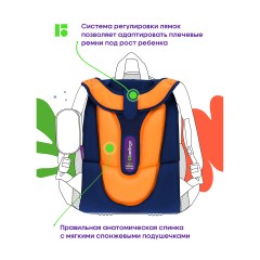 Ранец Berlingo Expert "Meow power" 37*28*16см, 2 отделения, 2 кармана, анатомическая спинка - фото 8