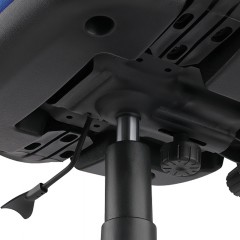 Кресло оператора Helmi HL-M30 "Престиж", ткань синяя с черным Кресло оператора Helmi HL-M30 "Престиж", ткань синяя с черным - фото 7