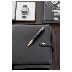 Ручка шариковая Parker "Duofold Prestige Blue Chevron GT" черная, 1,0мм, подарочная упаковка Ручка шариковая Parker "Duofold Prestige Blue Chevron GT" черная, 1,0мм, подарочная упаковка - фото 4
