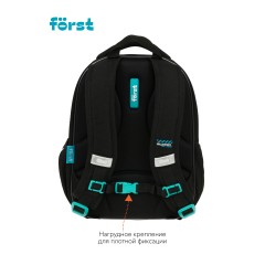 Ранец F?rst F-LIGHT "Neo future" 37*28*16см, 2 отделения, 2 кармана, анатомическая спинка - фото 4